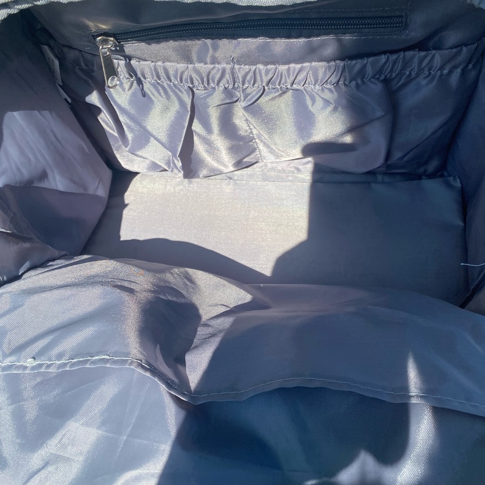 Black And White Patterned Backpack Diaper Bag Ban… - image 5